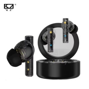 KZ Carol Wireless Earphone 55db Active Noise Canceling TWS Headphone 6 Mics AI HD Call Bluetooth 5.3 Hi-Fi In-Ear Earbud Custom