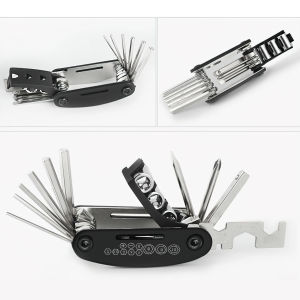 Bộ dụng cụ sửa chữa xe đạp đa năng Túi 16 Trong 1 Đa Năng Có Thể Gấp Gọn Kích Thước SHOPER