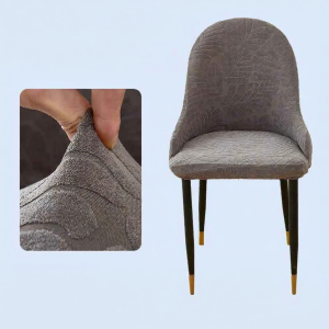 Jacquard Full-enclosure Chair Cover with Armrests