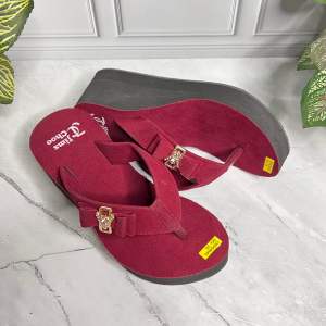 SANDAL WEDGES WANITA - SLON WEDGES JIMSCHOO PITA BLUDRU TINGGI 6CM - SANDAL KIMSCHOO WEDGES