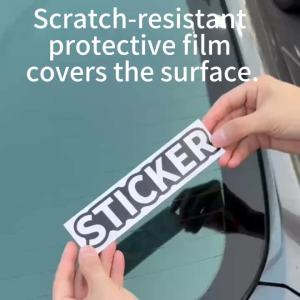 1PC Monster Claw Scratches Pink Laser Motorcycle Helmet Sticker DIY Motorcycle Fuel Tank Fairing Scooter Waterproof Vinyl Decals