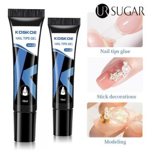 เล็บเจลสีหวานกาวต่อเล็บปลอม 15 กรัม กาวอะคริลิกใส ต่อเล็บปลอม เล็บแบบเจลยูวี เครื่องมือ เล็บแบบแห้งเร็ว