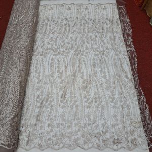 Terbaru! KainTulle trans premium Full payet | Tille bordir full payet | Motif salur