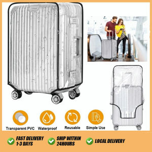 Transparent Luggage Cover Dustproof Waterproof PVC Trolley Suitcase Cover Durable Travel Case Cover