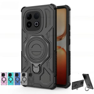 GalaxyA56 Casing For Samsung Galaxy A56 A26 5G Phone Case Bumper Shockproof Magnetic Attraction Adsorption Ring Holder Back Cover For Samsung Galaxy A 56 26 SamsungA26