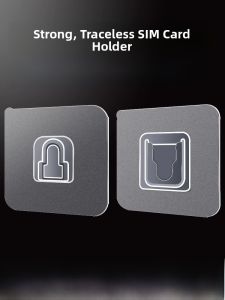 Strong Adhesive Waterproof Bathroom Multi-Function Seamless Hook Mother-Father Clip Wall-Mounted Home Use Plug-In Fixed