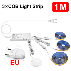 Đèn LED Dải COB Thông Minh Xuyên Gỗ 320 Đèn/m Cảm Ứng Chạm Ánh Sáng Trắng Ấm/trắng Trung Tính Dùng Làm Đèn Nền Nhà Bếp Chiếu Sáng Song Song