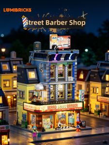 Lumibricks | Lighted American Street Style Barbershop Building Block Set