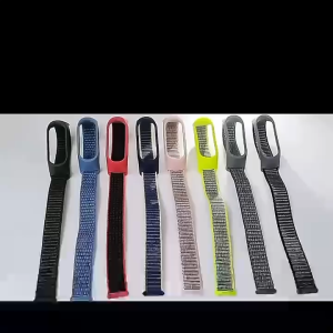 5packsnylon sports comfortable wristbands suitable for the universal straps of Xiaomi 7 6 5 4 and 3 series. Made of silicone specially designed for sports nylon wristband wristbands