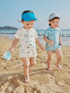 MINI BALA | Bodysuit Chống Trượt Cotton Mềm Cho Bé Mùa Hè