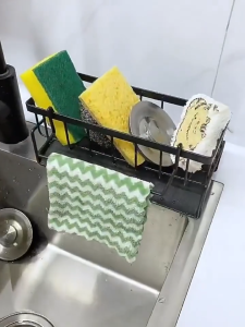 Rak Wastafel Wadah Sabun Handuk Bahan Plastik Multifungsi Tempat Spons Sabun Cuci Piring