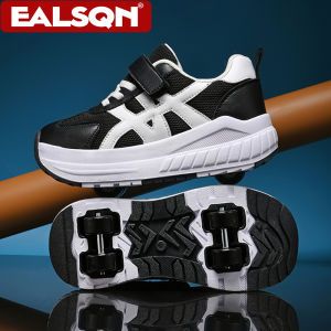 Children Roller Skates Fashion Breathable Mesh Outdoor Sports 4-Wheels Sneaker Casual Comfort Walking Shoes For Kids Boys Girls