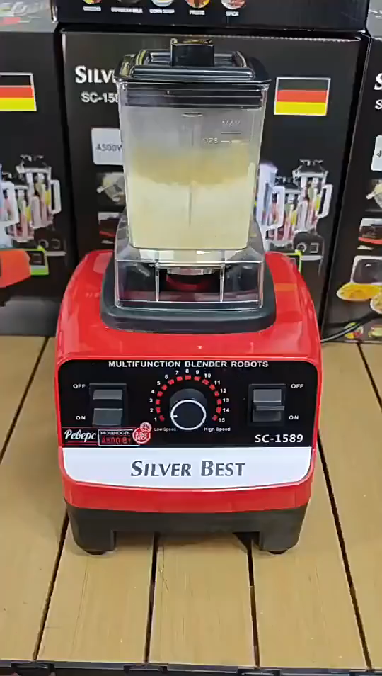 2L Heavy Duty Blender High Power Ice Smoothies Crusher Multifunctional  Kitchen Mixer Juicer Food Processor