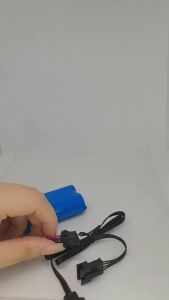 (.) High Quality 7.4V 3.7V X2 SM4P Li-ion Battery Reverse Charging Adapter Electric Toy Car E561 Excavator Charger USB Cable