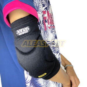 Kneepad Jonas V2 Elbow Pro Touch Terbaru Deker Pelindung Lutut Siku Olahraga Futsal Sepakbola Voli Hitam Putih