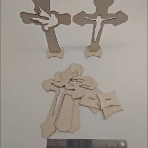 6 Chiếc Thập Giá Bằng Gỗ Nhỏ Cho Nghề Thủ Công Mộc Mạc Đứng Thập Giá Để Trang Trí Bàn Công Giáo Lễ Rửa Tội Rước Lễ Lần Đầu Trang Trí