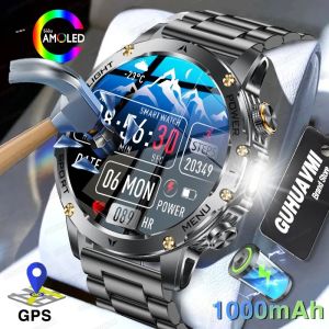 Đồng Hồ Thông Minh T-Rex 3 Dành Cho Nam Pin 1000mAh GPS Thể Thao Màn Hình AMOLED Theo Dõi Nhịp Tim Chống Nước Tiêu Chuẩn Quân Sự Hỗ Trợ Gọi Bluetooth