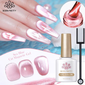 ชุดน้ำยาทาเล็บเจลกากเพชรสำหรับแมวขนาด M-A-G-N-E-T-I-C เจลยูวีเล็บทำเล็บแบบเจลบำรุงรอบดวงตา
