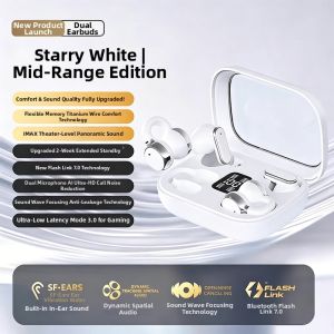 HANG | Huawei P60 Compatible Ear Hook Half In-ear Bluetooth Headset
