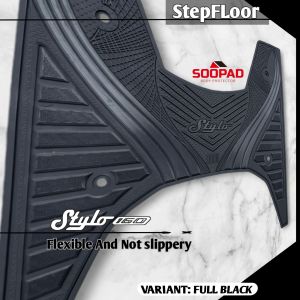 Honda Stylo 160 aksesoris StepFloor variasi Karpet Motor pijakan kaki bahan karet premium