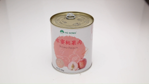 18CTEA- Diced Peach Canned 850g HALAL Boba Milk Tea Baking Fruit Fruit Tea