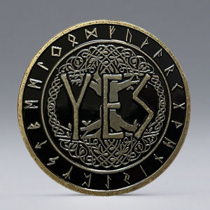Yes or No Bronze Plated Souvenir Coin Make Decision Commemorative Coin Lucky Gift