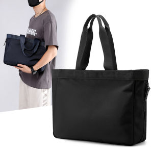 Túi Xách Nylon Chống Thấm Nước Cho Nam Túi Tote Công Sở Thường Ngày Túi Du Lịch Lớn Túi Đựng Tài Liệu Túi Xách Bằng Vải Cho Thanh Thiếu Niên