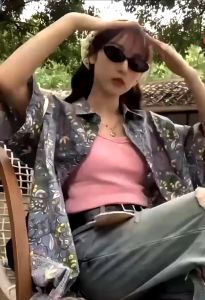 ผู้หญิงฮาวายเสื้อ 2026 สงกรานต์เสื้อ 2569 พักผ่อนสบาย ๆ แขนสั้นดอกไม้พิมพ์เสื้อบวกขนาดด้านบนคอปกเสื้อผ้าผู้หญิง