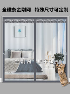 Magnetic Mosquito Door Curtain Summer Home New Style Fly Screen Door Mat No Punching Villa Countryside Main Door Anti-Fly