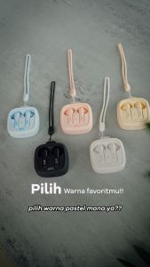 TWS JETE CE8 Bluetooth Earbuds Macaron BT 5.3 Super Bass 24 Jam Playtime - Garansi 2 Tahun