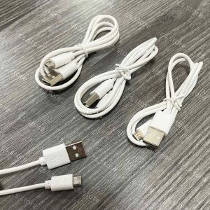 สายชาร์จโทรศัพท์ Micro USB ชาร์จสำหรับ แอนดรอยด์ Oppo Samsung Vivo Huawei ยาว 80 ซม.