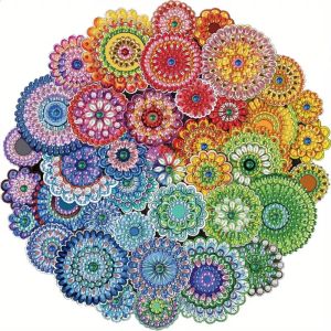 1pc DIY Special Shape Diamond Painting Mandala for Wall without Frame Diamond Art Kits for Beginners For Holiday Party Gifts