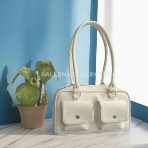 Tas Bahu Wanita Leoni - New Release Aksen Kancing Yunjins ShoulderBag Totebag Selempang wanita