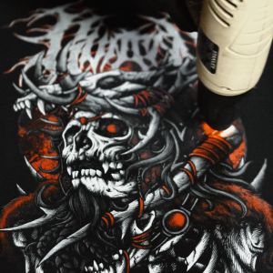 Hoodie Premium Distro Jepang Hoodie Pria Japanese Art Guntai Cloth Dark Skull