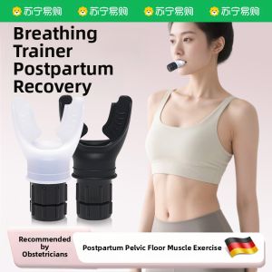 Portable Abdominal Breathing Trainer Resistance Lung Function Exercise Device to Boost Lung Capacity Slow Respiratory Diseases