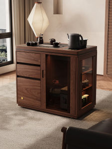 ZHISHANYUAN | Integrated Tea and Water Kettle Cabinet Mobile Chinese Style