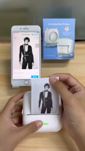 【การจัดส่งรวดเร็ว】 X5 เครื่องปริ้นพกพา เครื่องพิมพ์ความร้อน การปริ้น HD แบบไร้หมึก การปริ้นฉลาก เอกสาร การเชื่อมต่อบลู