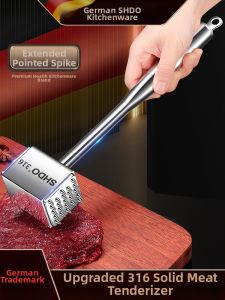 SHDO | Stainless Steel Tenderizer 316 Solid Meat Mallet