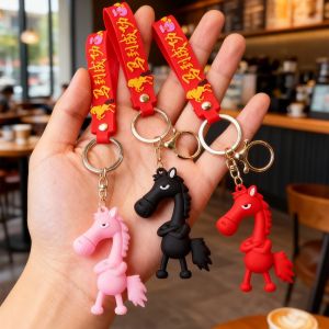 🔥สไตล์มากกว่า20แบบ🔥จี้ Boneka Kuda Poni จักรราศี2026ตรุษจีนของม้ามาสคอตของเล่นรูปม้าน่ารักจี้กระเป๋าพวงกุญแจตัวแขวนตกแต่งพวงกุญแจของขวัญ