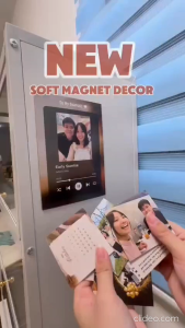 【Mach Gifts】Customised Soft Magnet Fridge A5 7 Photos Decor Kitchen Metal Cabinet Home Living Special Personalized Gift