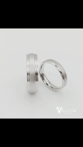 V[VJ]316L Couple Ring "SR145" Steel Band Valentines Anniversary Couples Ring <Cincin Kekasih> 情侣装不锈钢戒指