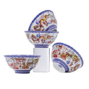 Jingdezhen Ceramic Rice Bowl Chinese Style Dinnerware Gift Box New Year Celebration Commemorative Bowl High End Home Use