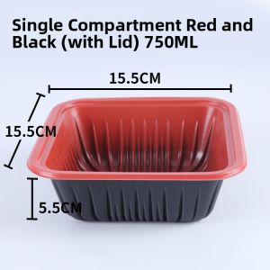 Disposable Multi-Compartment Lunch Box