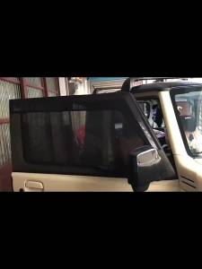 Lưới Che Nắng Chống Côn Trùng Bảo Vệ Nắng Cho Xe Jeep Wrangler TJ JL JK Gladiator JT 1997-2025 Màu Đen Lắp Đặt Tự Phục Vụ Bộ 2 Tấm Cửa Sổ Bên Hông Trước