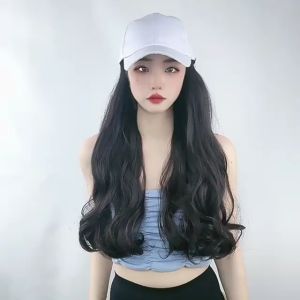 [TẶNG LƯỚI] Nón mũ tóc giả nguyên đầu xoăn gợn dài 60cm - NÓN TÓC XOĂN