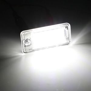 2XCar LED Biển Số Ánh Sáng 6500K Trắng Cho Xe Audi A3/A4/A6/A8/Q7/RS4/RS6 Xe Đèn Hậu Sau Phụ Kiện
