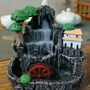 2026 Fortune Resin Backflow Incense Burner Household Sandalwood Insense Burner Holder Good Luck