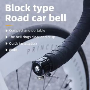 Road Bicycle Bell Handlebars Blocked Bell Bent Handlebars Blocked Horns Warning Bell Riding Bar End Bell Bike Accessories