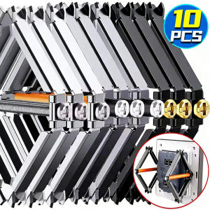 10Pcs 86 Type Cassette Repairer Dark Box Repair Screw Plug Switch Old Socket Boxes Replacement Fixed Wall Repair Box Support Rod