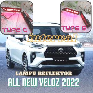 Lampu Reflektor Bumper Belakang Mobil All New Veloz 2022 Reflector